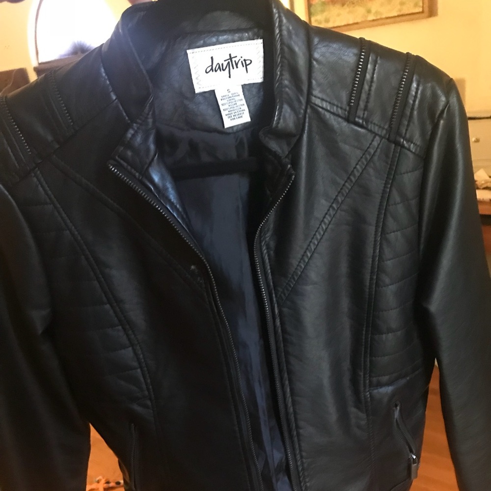 Daytrip leather coat